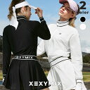 ゼクシィミックス xexymix 長袖 ジャンパー ハイネック ゴルフウェア レディース かわいい ゴルフ トップス おしゃれ フルジップアップ ロゴ入り メッシュ素材 普段着 ゼクシーミックス XXMX XFK2JL1201