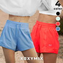 【クーポン利用で10%OFF】ゼクシィミックス xexymix ショートパンツ ハーフパンツ レディース ランニングウェア ボトムス リフレクター入り 夜ラン ヨガパンツ ヨガウェア トレーニングウェア フィットネスウェア ランニングウェア ジムウェア ゼクシーミックス XFK2PS1004