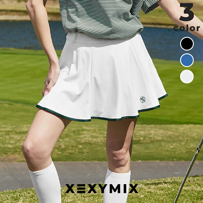 ゼクシィミックス xexymix フレアスカート インナーパンツ付き ゴルフウェア スカート レディ