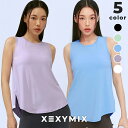ゼクシィミックス xexymix ノースリーブ レディース ヨガウェア トップス ヨガトップ