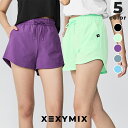 【20%OFF|7/19~7/26限定】シゼクシィミックス xexymix ショートパンツ レディース ハーフパンツ シアサッカー素材 ドルフィン ボトムス ショート丈 ヨガパンツ ヨガウェア スポーツウェア トレーニングウェア ランニングウェア ジムウェア ゼクシーミックス XFK2PS1101