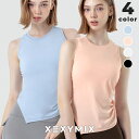 ゼクシィミックス xexymix ノースリーブ レディース アシンメトリー サイドシャーリング UVカット ヨガウェア トップス ヨガトップス ピラティスウェア スポーツウェア トレーニングウェア ジムウェア ジムウェア ゼクシーミックス XFK2TE1003