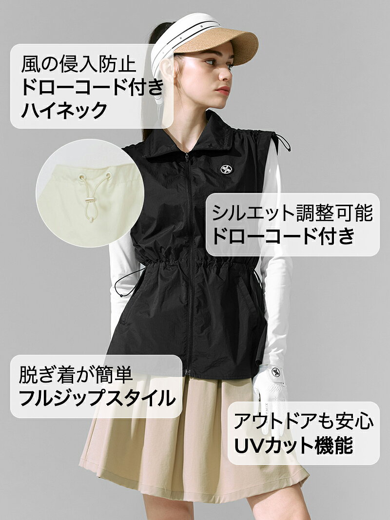 【OUTLET】ゼクシィミックス xexymix ベスト ゴルフウェア レディース ドローコー...