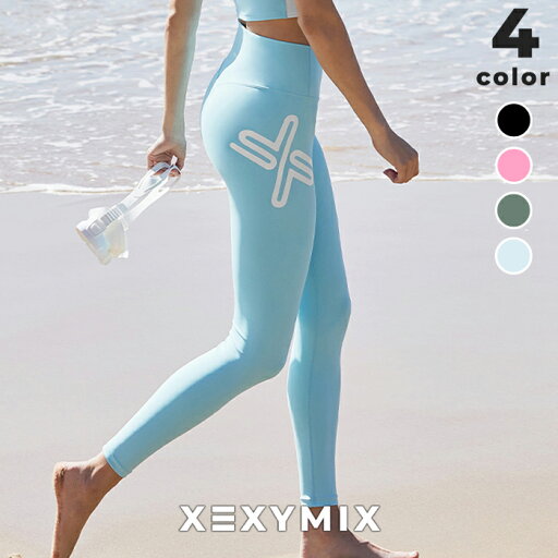ゼクシィミックス xexymix 水陸両用レギンス スイムウェア UVカット 吸汗速乾 耐塩素 ヨガレギンス ヨガパンツ ヨガウェア ピラティスウェア スポーツウェア トレーニングウェア フィットネスウェア ウォータースポーツ 水着 海 プール ゼクシーミックス XFK2WL1401