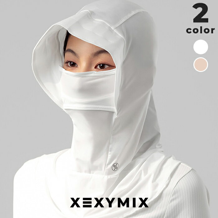 ゼクシィミックス xexymix フェイスカバー マスク つば付き フルカバー UVカット 接触冷感 おしゃれ 日よけマスク テニス ゴルフ ランニング 登山 ...