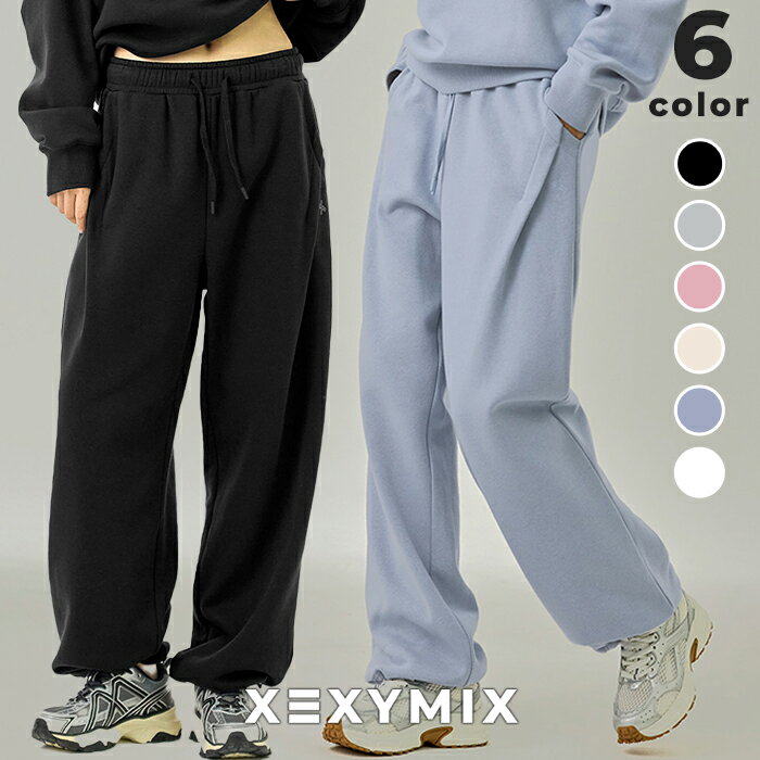 ゼクシィミックス xexymix ワイドパンツ 裏起毛 ボトムス レディース タック入り UVカット ヨガウェア ピラティスウェア スポーツウェア トレーニングウェア フィットネスウェア ランニングウェア ジムウェア ゼクシーミックス xfk4pt1110