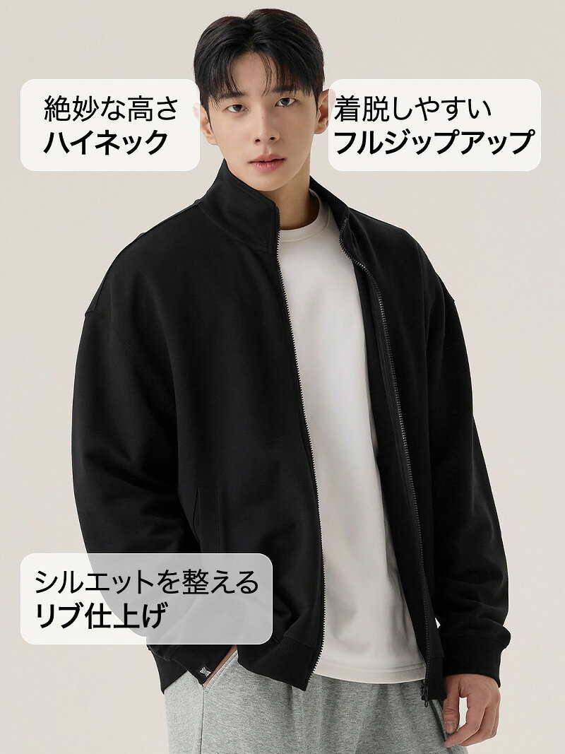 ゼクシィミックス xexymix アウター 長袖 ハイネック ジップアップ メンズ ゆった...