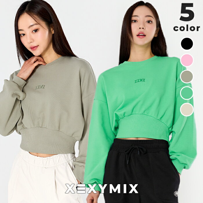 ゼクシィミックス xexymix スウェット トレーナー ヨガウェア トップス ピラティスウェア スポーツウェア レディース トレーニングウェア レディース フィットネスウェア レディース ランニングウェア レディース ジムウェア レディース ゼクシーミックス xtfmt03h3