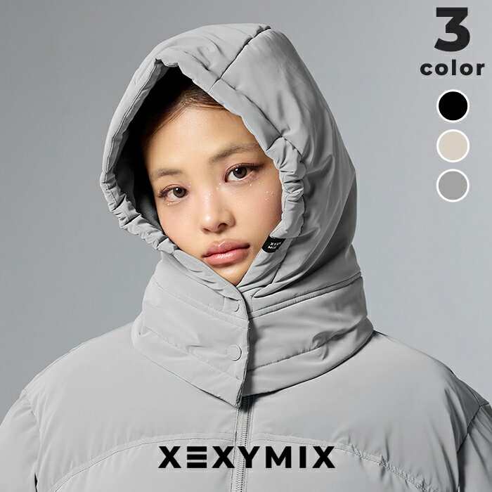 ゼクシィミックス xexymix バラクラバ グロッシー 中綿入り フリース裏地 撥水加工 UVカット 裏地 保温..