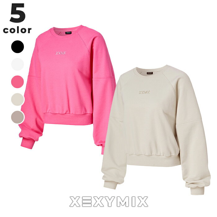 제쿠시믹스 xexymix 스웨트 트레이너 요가웨어 탑스 필라테스웨어 스포츠웨어 여성 트레이닝웨어 여성 피트니스웨어 여성 러닝웨어 여성 짐웨어 여성 섹시 믹스 xtfmt20j1