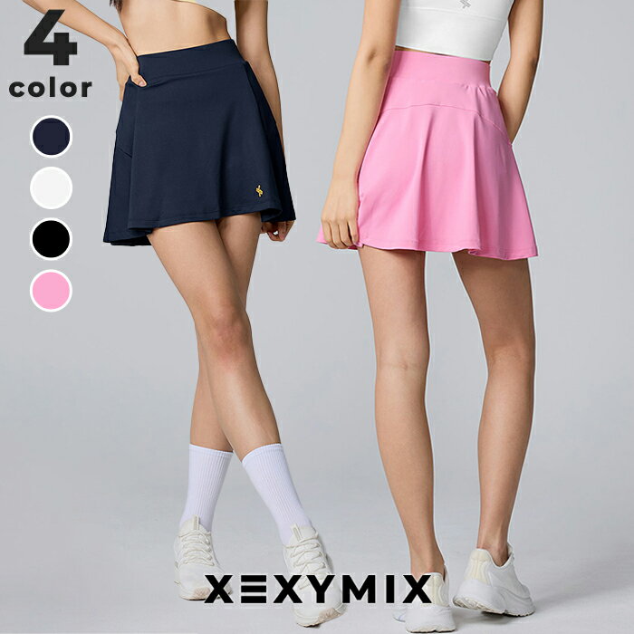 【OUTLET】ゼクシィミックス xexymix スカート ショートパンツ ショーパン テニスウェア レディース スポーツウェア レディース トレーニングウェア レディース フィットネスウェア ランニングウェア ジムウェア ゼクシーミックス xtfsk01j3【20】