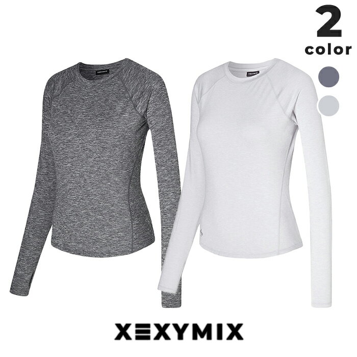 ゼクシィミックス xexymix ヨガウェア 長袖 ヨガウェア 冬 ヨガウェア トップス スポーツウェア レディース 長袖 トレーニングウェア 冬 フィットネスウェア ランニングウェア 冬 ジムウェア ゼクシーミックス xwflt03j3