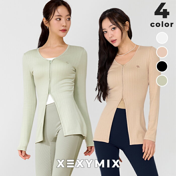 樂天商城 - 【OUTLET】ゼクシィミックス xexymix カーディガン ヨガウェア トップス ヨガトップス ピラティスウェア スポーツウェア レディース トレーニングウェア フィットネスウェア ジムウェア ゼクシーミックス xtfcd02h3【20】