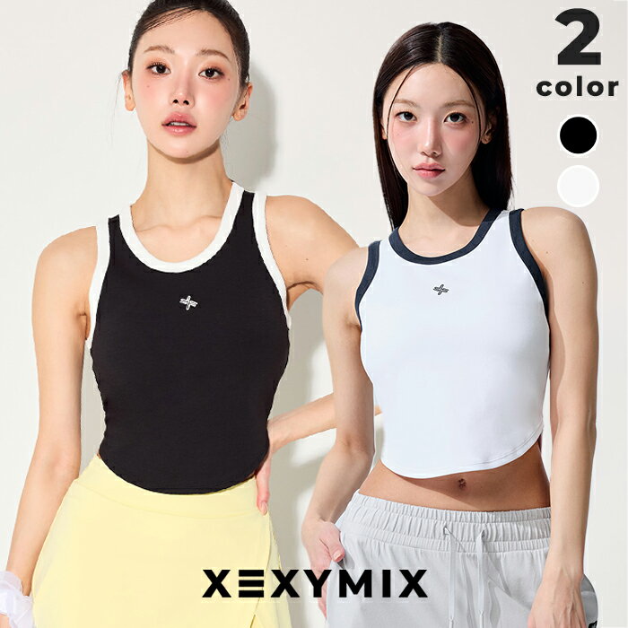 樂天商城 - ゼクシィミックス xexymix ノースリーブ ヨガウェア トップス ヨガトップス ピラティス ホットヨガ スポーツウェア レディース トレーニングウェア レディース フィットネスウェア レディース ランニングウェア レディース ジムウェア レディース ゼクシーミックス XTFSL07J3