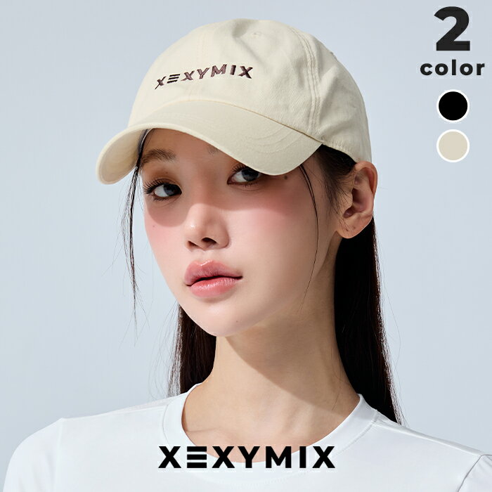 樂天商城 - ゼクシィミックス xexymix キャップ ベーシック デイリー レタリング 刺繍 サイズ調整 ジョギング スポーツ ジョギング 帽子 日よけ 男女兼用 キャップ 散歩 ゼクシーミックス xul2ac1624