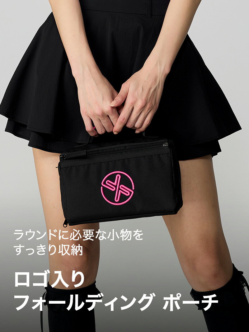 XEXYMIX Online Shop 楽天市場店のゼクシィミックス xexymix ゴルフ ポーチ フォールディング ロゴ入り GOLF ポーチ 小物入れ ゴルファー ゴルフ女子 韓国 ゴルフ おしゃれ ゴルフ かわいい ゴルフ ブランド ゼクシーミックス xul2ab1701｜アングル2