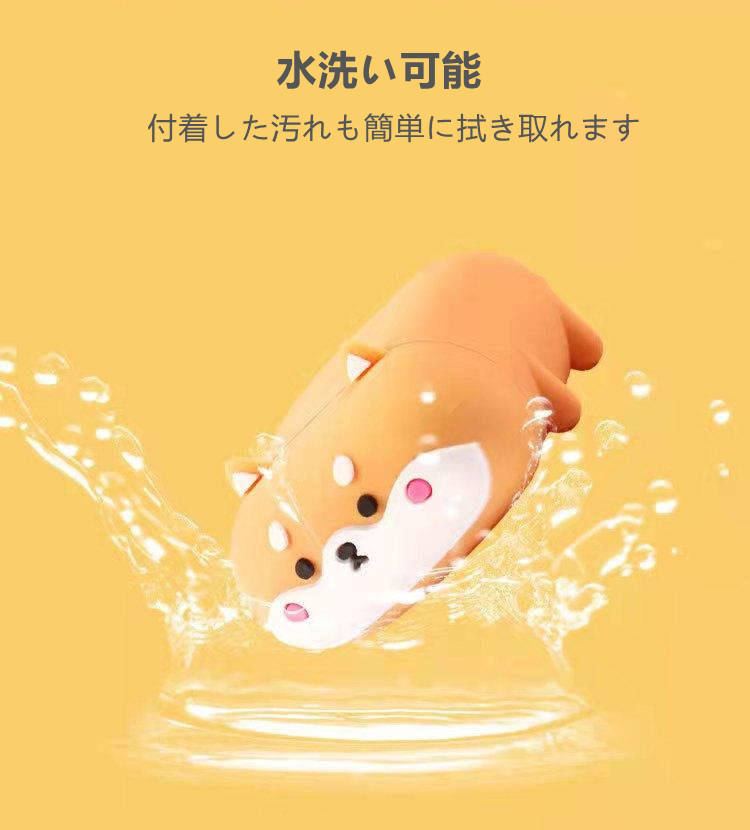 AirPodsケース 軽い AirPods pro 3 ケース 柴犬 Airpods 4 ケース ソフト 犬 AirPods pro カバー かわいい 第3世代 Airpods 3 ケース エアーポッズプロ AirPods3ケース おしゃれ キャラクター イラスト シリコンケース 充電対応 スリムフィット 3