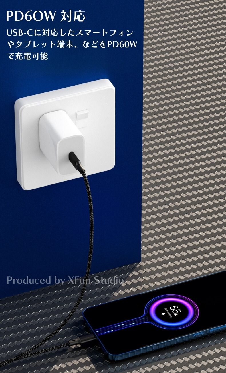 ���ť����֥� 1M TypeC to TypeC 60W���� switch iPhone16 ���ť����� iPhone15 ���ť����֥� iPad Pro ���ť����֥� Type-C ������C�����֥�