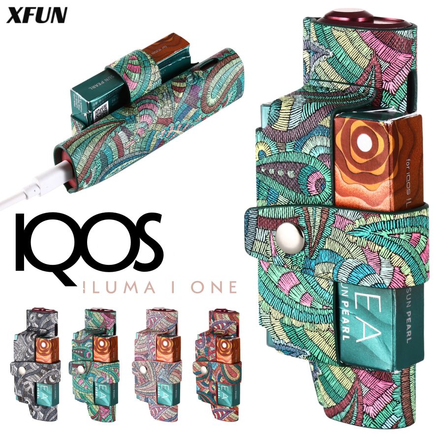 【厳選|おすすめ】IQOS Iluma One ケース イルマアイワン カバー iluma one / iluma i one カバー 刺? レザーケース 高品質 おしゃれ シガレットロッド シガレットケース 同時収納 ストラップ 充電対応 軽い かわいい 電子タバコ iqos アクセサリー