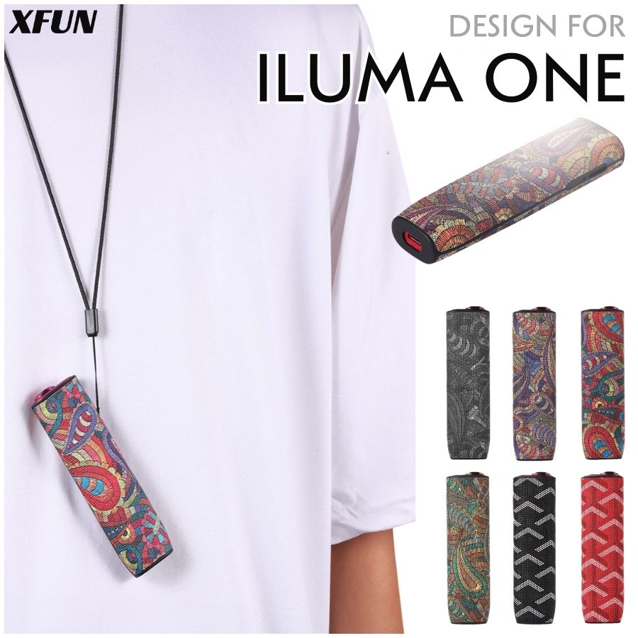 アイコス ILUMA ONE ケース カッコイイ マルチ レザー アイコス イルマ ワン 保護 カバー ソフト ストラップ付き ファッション アクセサリー プレゼント デザイン おしゃれ 充電対応 全面保護
