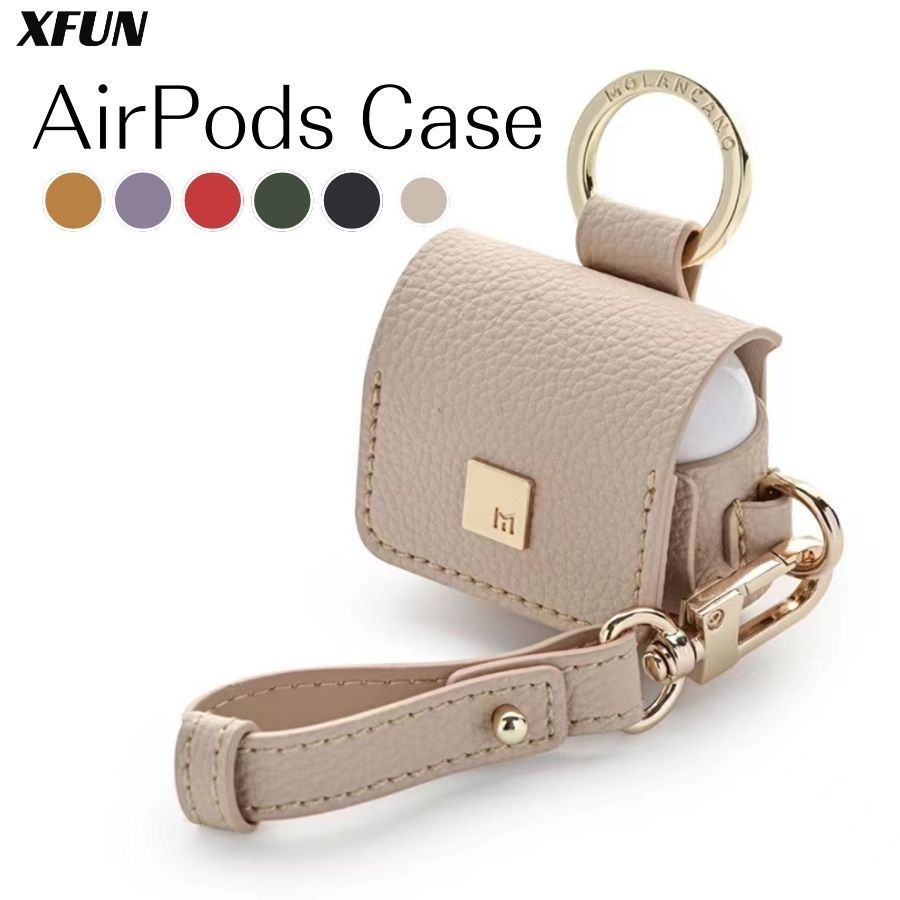 airpods pro2 ケース PU レザー AirPodsケース 第3世代 カラビナ付き airpodsケース 韓国 かわいい airpods ケース 第二...
