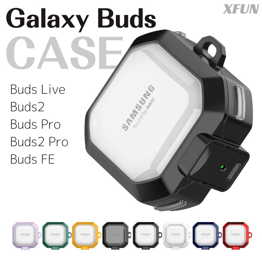 Galaxy Buds ケース ワイヤレス充電 Buds FE / Buds Live / BudsPro / Buds2 / Buds2Pro ケース 透明 ...