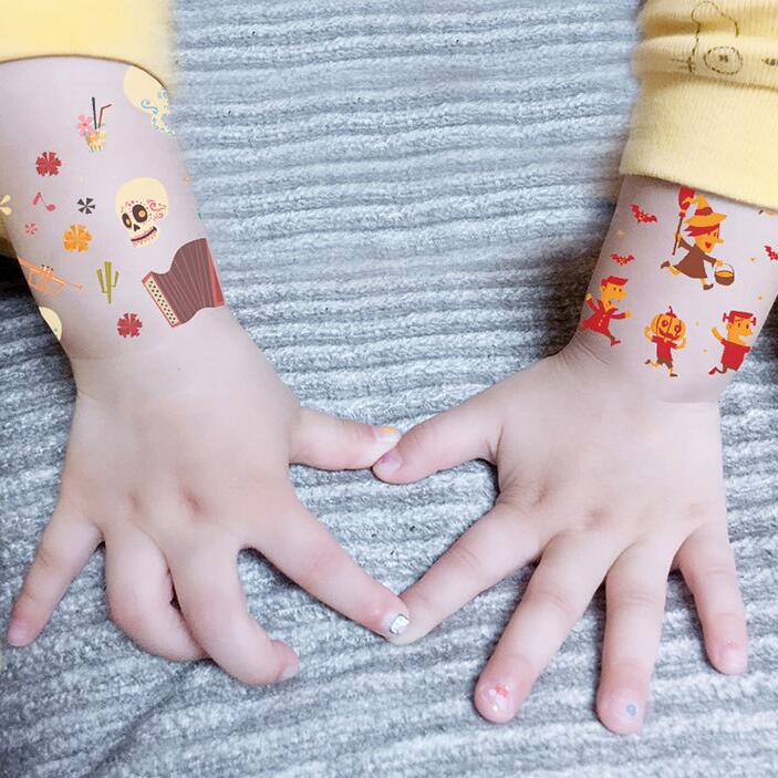 ハロウィン タトゥーシール カボチャ ハロウィン かわいい 大人 子供 無害 数量限定 イベント halloween メイク フェイス ボディ 子供 グッズ コスプレ 仮装 衣装 小物 おもちゃ 大人 ホビー ゲーム パーティー イベント用品 販促品 ハロウィン用品 送料無料