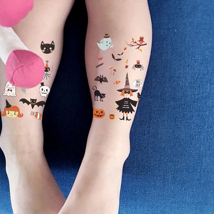 ハロウィン タトゥーシール カボチャ ハロウィン かわいい 大人 子供 無害 数量限定 イベント halloween メイク フェイス ボディ 子供 グッズ コスプレ 仮装 衣装 小物 おもちゃ 大人 ホビー ゲーム パーティー イベント用品 販促品 ハロウィン用品 送料無料