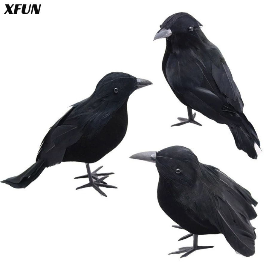 商品詳細仕様 商品名：模擬カラス 羽製 サイズ：高さ10cm前後；全長18cm前後（各模様異なる） 用　途：ハロウィン、プレゼント、コレクション おすすめポイント ◎ 羽製カラス: 羽製の素材を使用したリアルなカラスのおもちゃです。本物のカ...