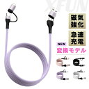 Type-C 充電ケーブル マグネット android iphone ipad 多用途変換 変換付き 100W 急速充電ケーブル CtoC マグネット充電ケーブル USB-C 充電ケーブル Type-C ケーブル タイプC充電ケーブル ライトニングケーブル Lightningケーブル 変換コネクタ