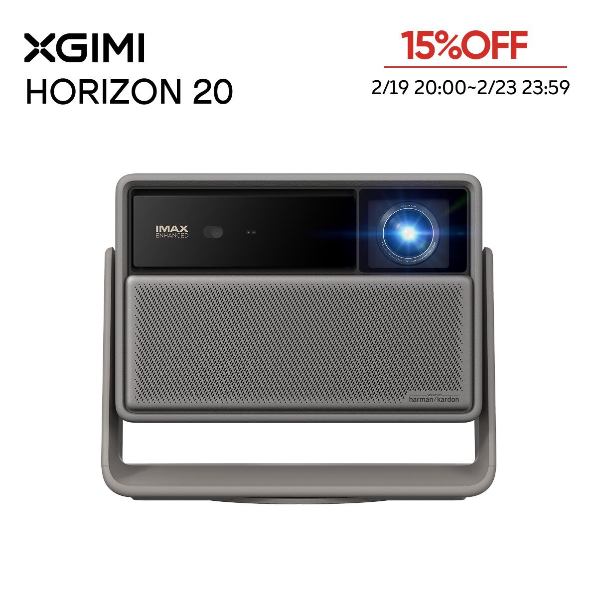 XGIMI HORIZON 20 Standard Kit プロジェクター 4K 3色 レーザー【3200ISOルーメン/Google TV搭載/Netfix公式アプリ対応 /レンズシフト/光学ズーム /IMAX Enhanced /24Wスピーカー /1ミリ秒入力遅延 /2年保証付き /ホームシアター家庭用】
