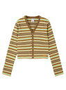 【SALE/50%OFF】STRIPED CARDIGAN X-girl エックスガール トップス カーディガン レッド グリーン ブラウン【RBA_E】【先行...