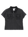 FADED WOVEN MIX TOP X-girl X-girl エックスガール トップス ポロシャツ ブラック ブルー ブラウン【先行予約】*【送料無料】[...