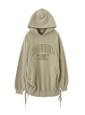 COLLEGE LOGO DRAWSTRING SWEAT DRS X-girl X-girl エックスガール ワンピース・ドレス ワンピース グレー パープル...