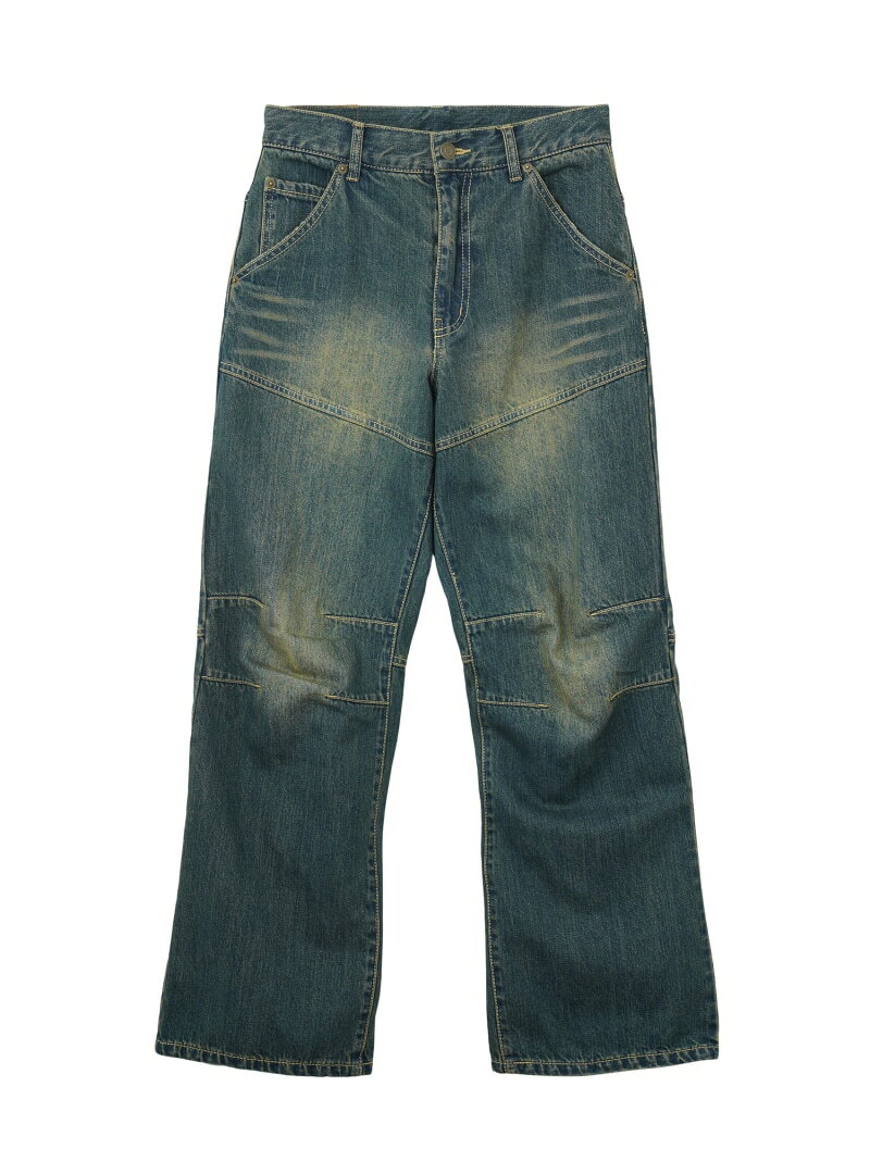【SALE／30%OFF】X-girl/(U)PANELED DENIM PANTS X-girl エックスガール パンツ ジーンズ・デニムパンツ ブルー ブラック【RBA_E】【送料無料】[Rakuten Fashion]