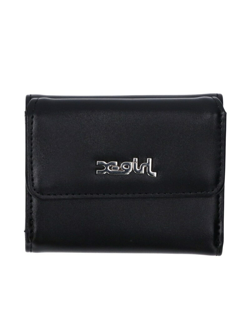 FAUX LEATHER MINI WALLET 財布 X-girl X-girl エックスガール 財布 ポーチ ケース 財布 ブラック グリーン ピンク【送料無料】 Rakuten Fashion