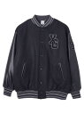 【SALE／30 OFF】COLLEGE LOGO STADIUM JUMPER ジャケット X-girl X-girl エックスガール ジャケット アウター スタジャン スカジャン ブラック レッド【RBA_E】【送料無料】 Rakuten Fashion