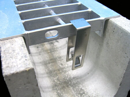 盗難防止クリップ OU-2S グレーチング用