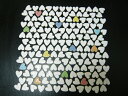 シート張りだからカンタン♪ハートタイル アクセントカラーランダム MIX-1