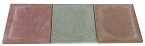 平板300角4個セットプレストーン300カラー：レッド/オレンジ/グリーンサイズ：縦：30cm×横：30cm×厚さ：3cm重さ：5.5kgお庭に敷いて隙間を砂利で彩るとオリジナルのお庭に変身！