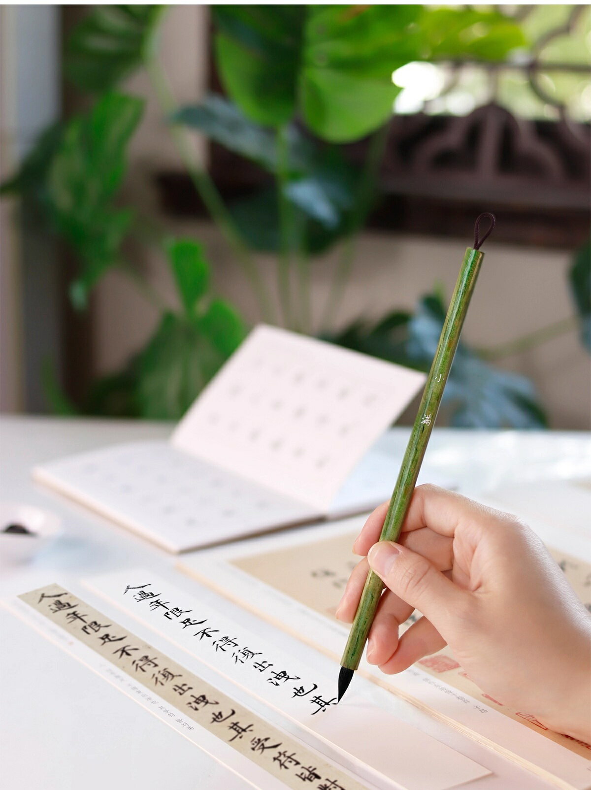 小満　狼毫小筆　イタチの毛　雁小二練習用　南宮文房　唐筆/南宫文房毛笔小满小楷毛笔狼毫兼毫专业级书法初学者专用练字抄经