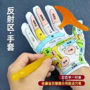 ツボ図付手袋 マッサージ 経絡/养生按摩手套男女 手部穴位中医养生经络调理对照穴位工具图(4)