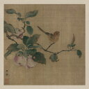 『果熟来禽図』 林椿 宋 額画 高質印刷アート / 宋・林椿『果熟来禽图页』 单页画心