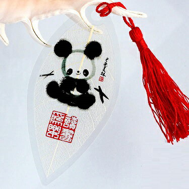 中国名物の葉脈しおり