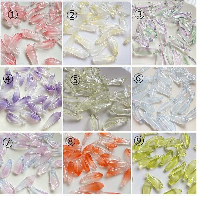 �֤Ӥ����ͥ��饹�ӡ�����9x25mm��20�ĥ��åȡ����饹�ٹ���DIY������ӥѡ��ġ���ݥѡ���