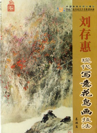 劉存惠　現代写意花鳥技法　水墨画技法　DVD8枚　中国絵画DVD