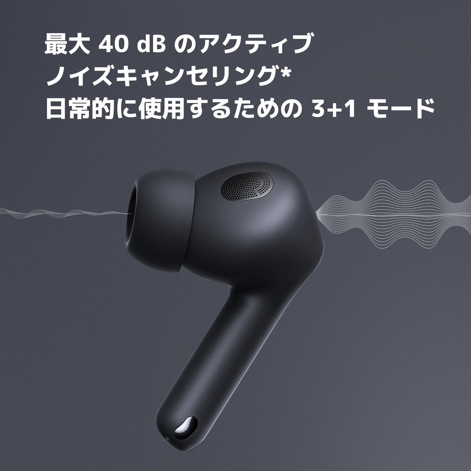 Xiaomi Buds 3T Pro イヤホン 最大40dBのアクティブノイズキャンセリング HRTF プロフェッショナルチューニング 人間工学に基づいたデザイン ノイズキャンセリング LHDC4.0コーディック IP55 防水防塵 ワイヤレスイヤホン xiaomiofficial-10000059 Xiaomi公式 楽天市場店 サンプル画像3