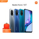 【12/4 20:00~12/11 01:59 57%OFF】Xiaomi シャオミRedmi Note 10T スマホ スマートフォン本体 新品 SIMフリー 5G 6.5インチ 4GB+64GB 5000万画素カメラ 90Hz 18W急速充電対応 5000mAhバッテリー 指紋 顔認証 Android nanoSIM おサイフケータイ対応 防水防塵