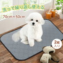 【20日限定|P2倍+3%OFF】洗えるペットシーツ 【2枚セット】 ペットシーツ ワイド 厚型 トイレシート 猫 犬 洗える おしっこマット 猫トイレマット ...