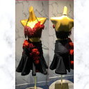 【受注生産・セミオーダー】社交ダンス ドレス ダンスドレス ダンス衣装 発表会 ステージ衣装 ラテンドレス モダンドレス スカート 競技用 デモ用 練習用 ワン...